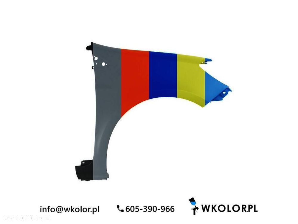 NOWY BŁOTNIK RENAULT CLIO III 2008-2012 LAKIEROWANY W KOLOR - 1