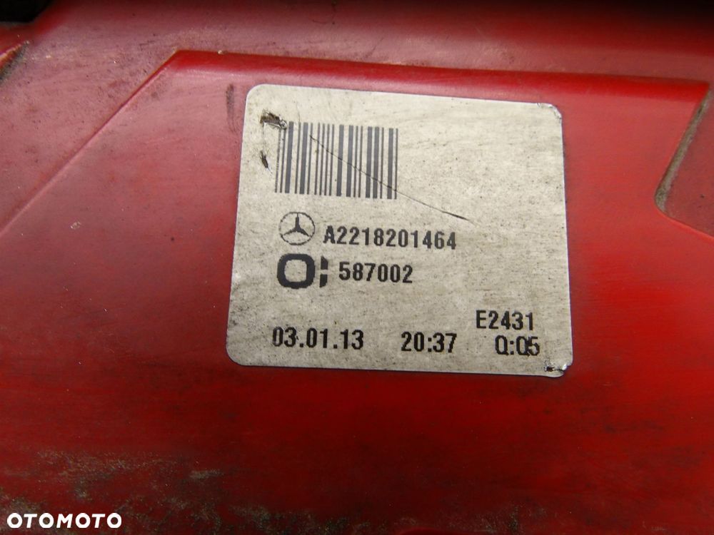 Lampa prawa prawy tył tylna led a2218201464 mercedes w221 lift sedan - 10