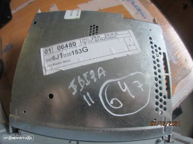 Radios 6J1035153G SEAT IBIZA 2011 ORIGINAL - 5
