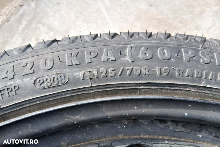 Roata de rezerva slim R19 8K0601027 4.00BX19H2 ET 29 125/70 R19 8K060 - 4