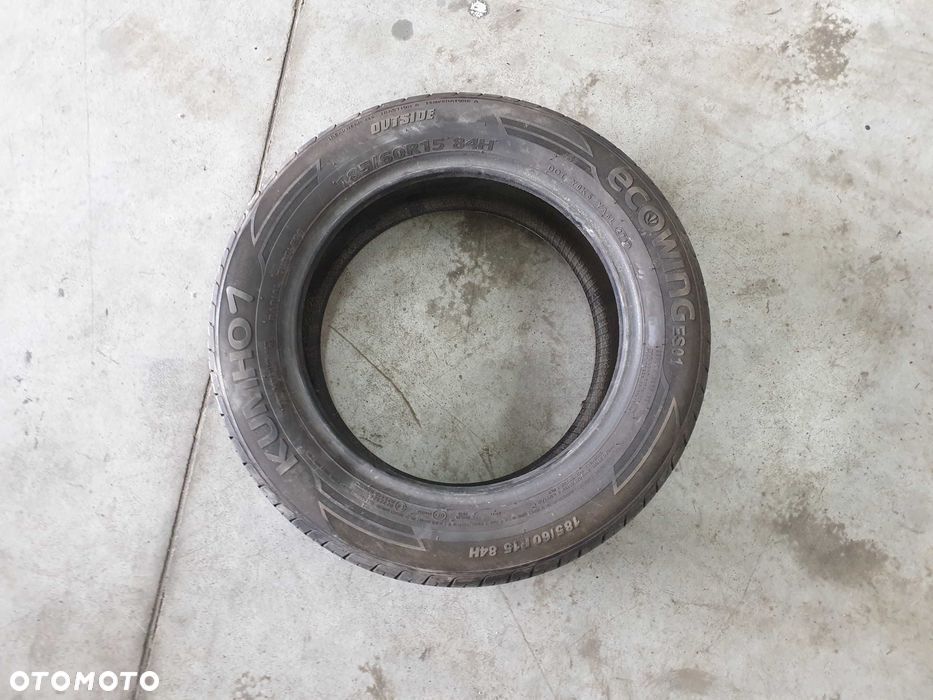 1szt. 185/60/15 84H Kumho Ecowing ES01 5,5mm 2017r [ 8759 ] - 2