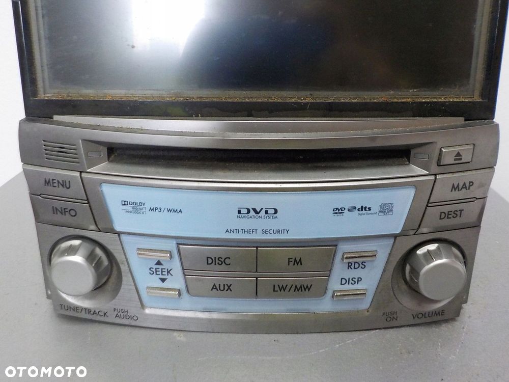 SUBARU LEGACY V RADIO FABRYCZNE DVD 86271AJ300 - 4