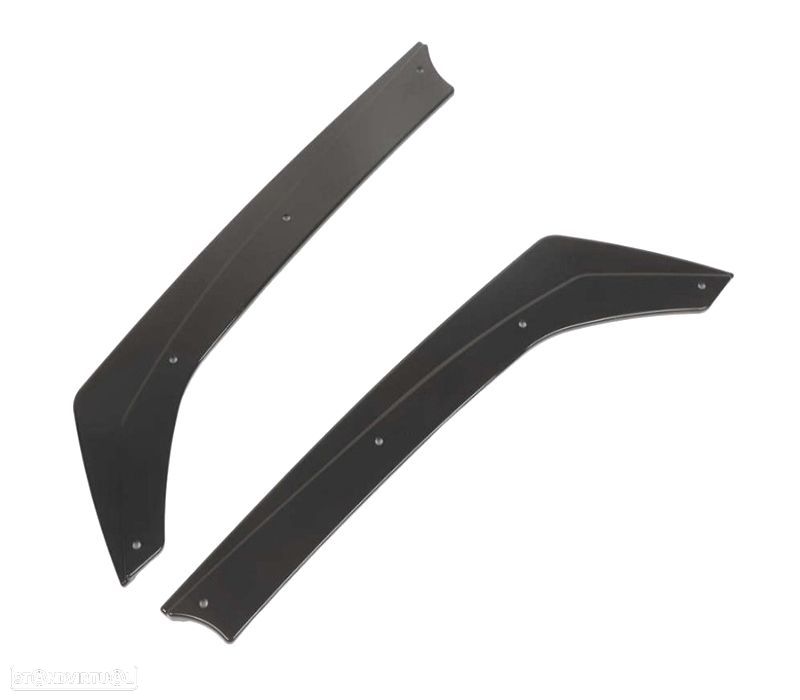 SPLITTER TRASEIRO BMW G30 G31 17-19 PRETO BRILHANTE - 4