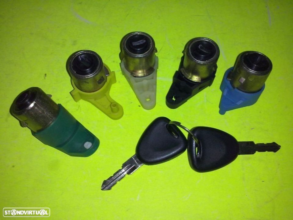 Kit de fechos exteriores portas com chaves Renault Kangoo (Novos) - 2