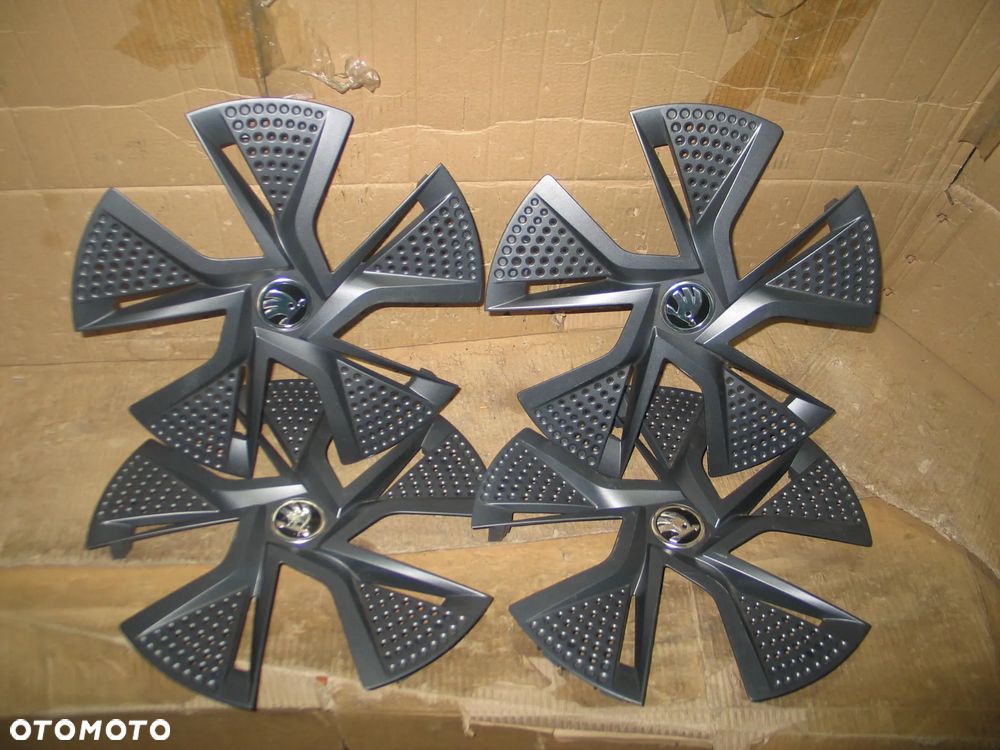 Kołpaki kolpak kapsel skoda fabia 4 IV 21r- 6VA601169 oryginal 4szt. - 1