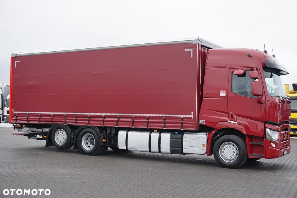 Renault T 380 / ACC / E 6 / FIRANKA + WINDA / 20 PALET / DŁ. 8,2 M / OŚ SKRĘTNA - 4