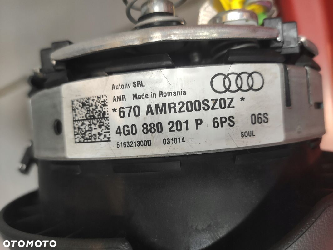 AUDI A7 4G S-LINE A6 C7 PODUSZKA POWIETRZNA AIRBAG KIEROWNICY ORYGINAŁ BDB - 10