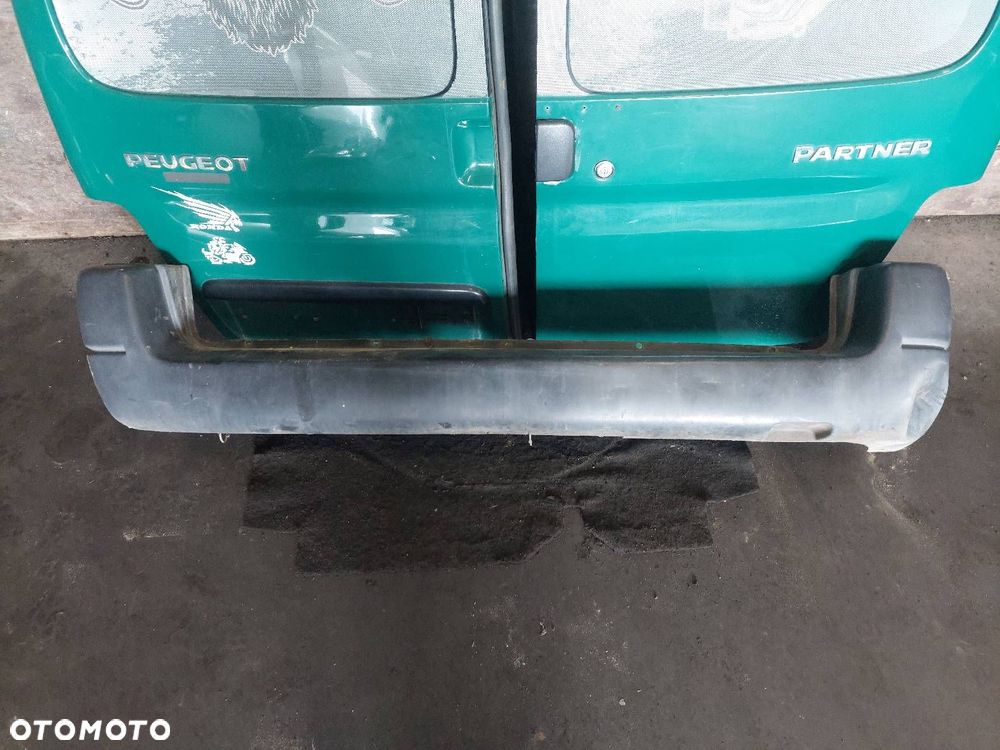 KOMPLETNY TYŁ DRZWI ZDERZAK LAMPY PEUGEOT PARTNER I LIFT BERLIGO I KQVB - 4