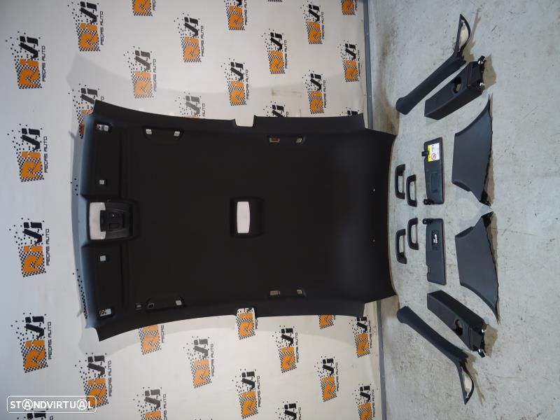 Kit Teto Preto / Pack M BMW Serie 1 F21 - Cúpula / Plafonieres / Pilar / Pegas de Teto / Palas do Sol - 1