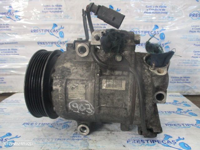 Compressor AC 6Q0820808G SEAT IBIZA 6J  FASE 1 2009 1.4TDI 80CV 3P VERMELHO DIESEL DENSO SEAT IBIZA 4 6J FASE 1 2008 1.4TDI 80CV 5P VERDE DIESEL DENSO - 2