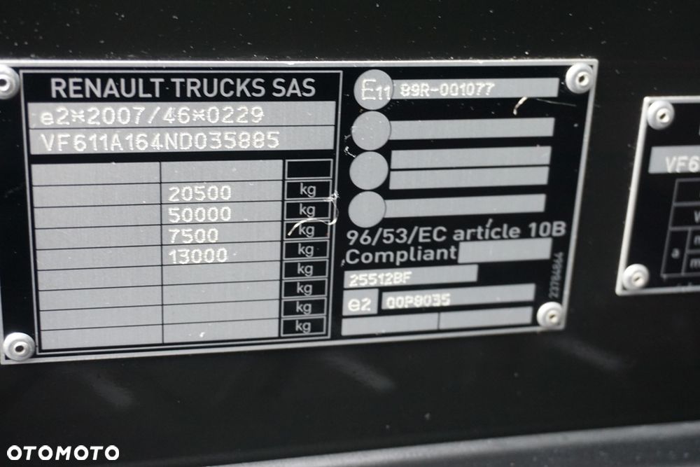 Renault / T 460 / EURO 6 / ACC / RETARDER / SLEEPER CAB - 11