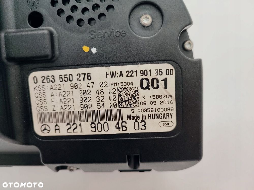 MERCEDES S KLASA W221 LIFT LICZNIK ZEGARY - 7