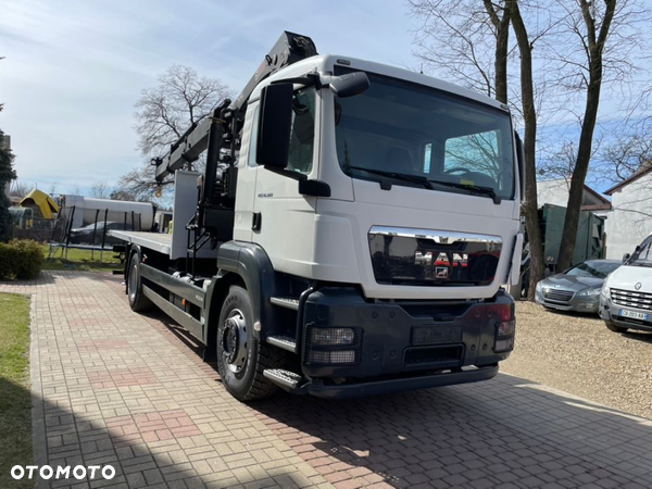 MAN TGS 18.360 HDS Hiab 9 Ton 2011/12 Euro 5 BDF Klimatronic Opony BDB PERFEKCYJNY