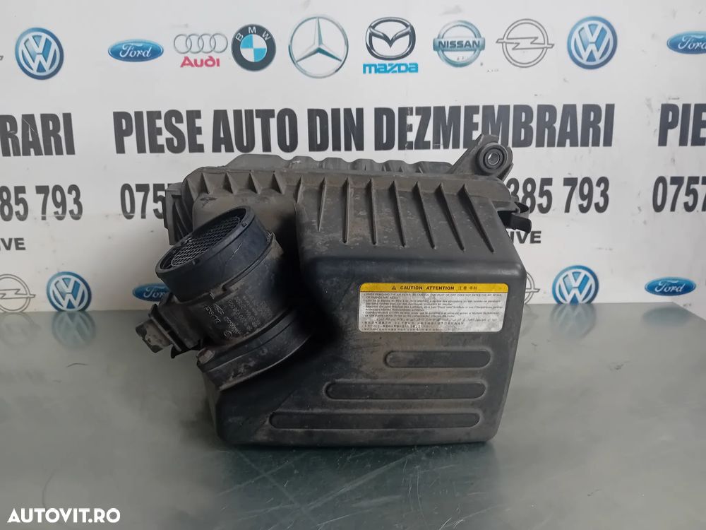 Carcasa Filtru Aer Debitmetru Aer Hyundai Santa Fe 2 II 2.2 Crdi Cod 28164-27800 - 2