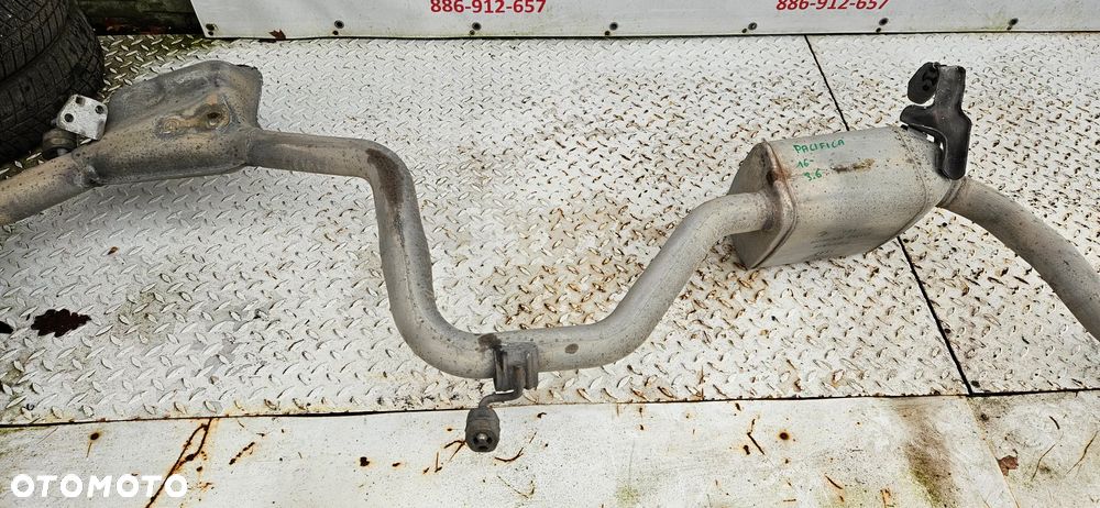 Chrysler Pacifica 2016- 3.6 V6 Kompletny układ wydechowy Tłumik kompletny końcowy środkowy - 4