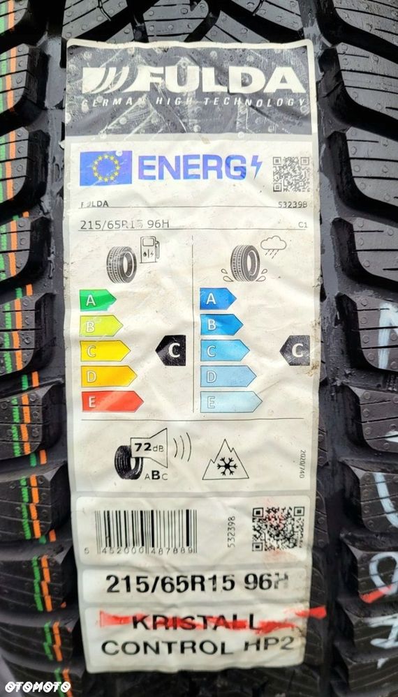 4x Fulda Kristall Control HP2 215/65R15 96H Z438A - 4