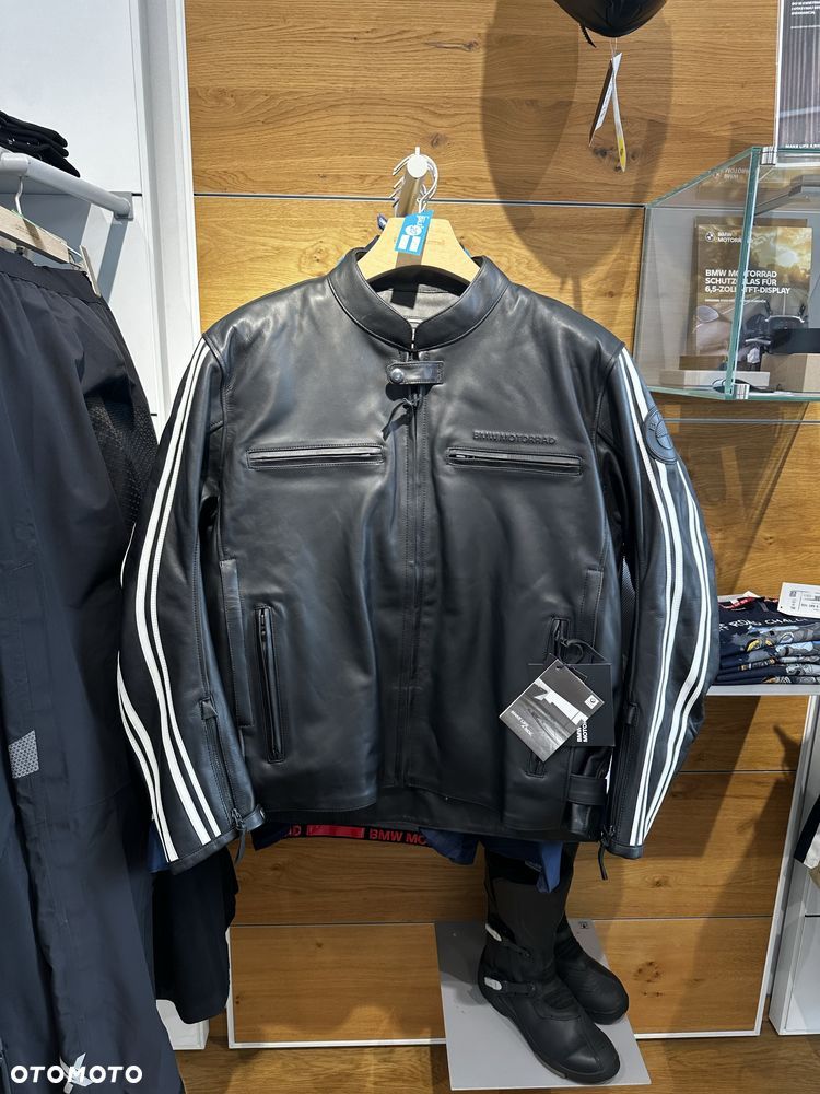 Skórzana kurtka motocyklowa BMW TwinStripes H Comfort, Czarna Męska - 3