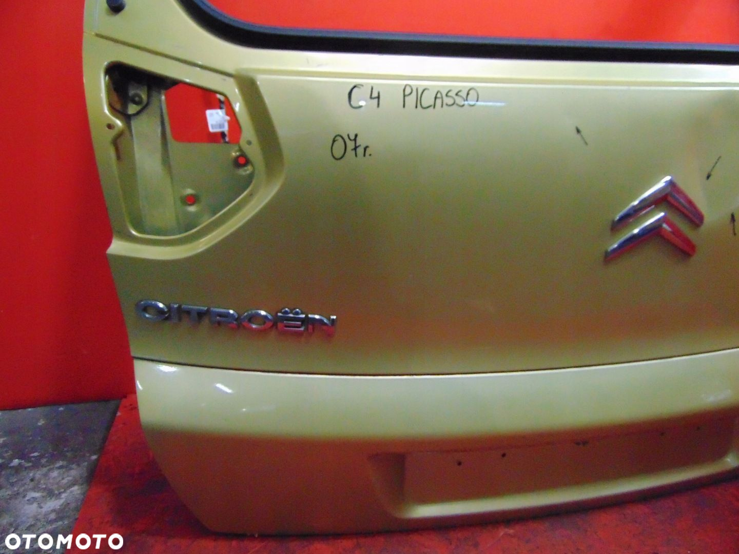 CITROEN C4 PICASSO I 1 KLAPA BAGAŻNIKA KAQC - 5