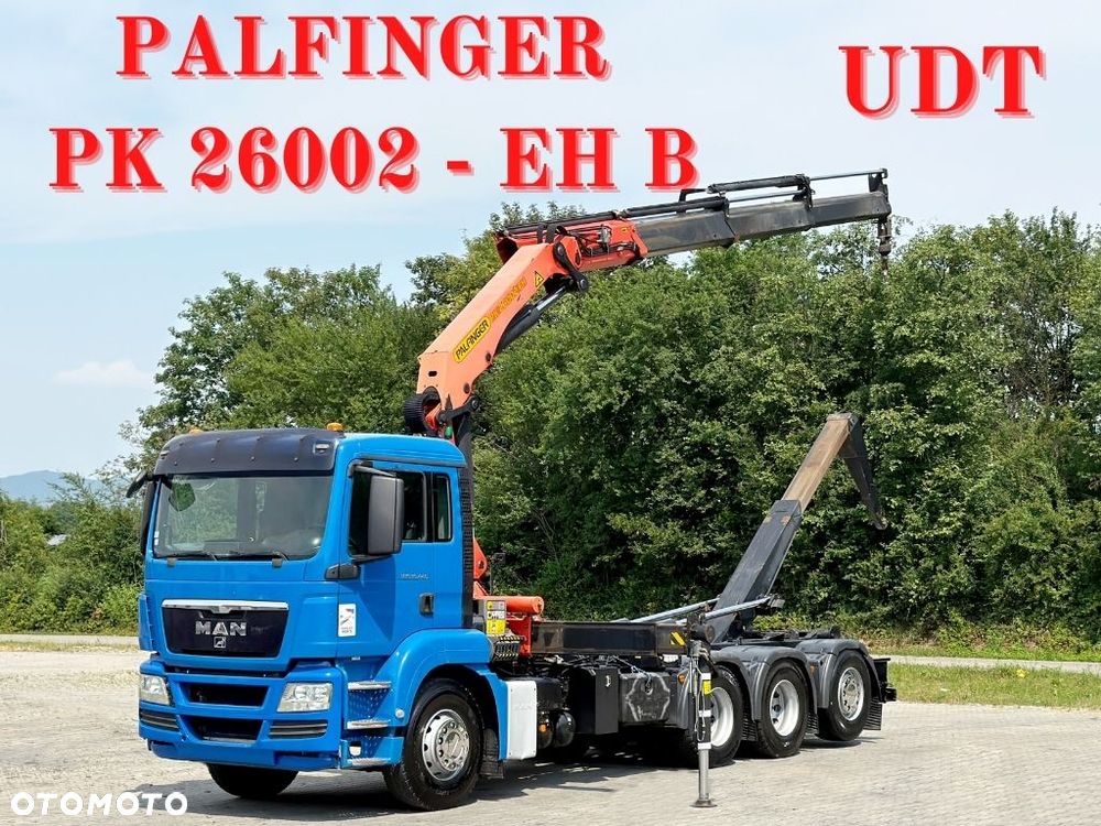 MAN TGS 35.440 * HAKOWIEC 5,95 m * PALFINGER PK 26002-EH B * 8x4 / STAN BDB - 1
