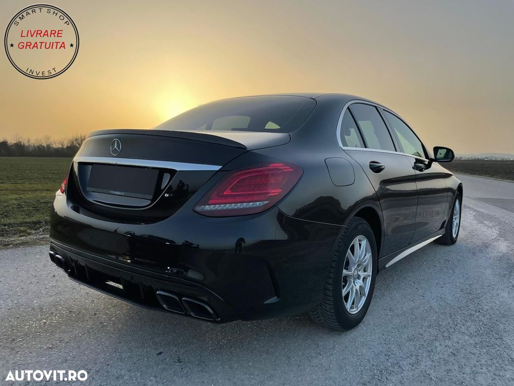 Difuzor cu Ornamente de evacuare Mercedes C-Class W205 S205 (2014-2020) C63S Desig- livrare gratuita - 18