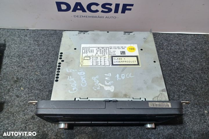 Radio cd 1K0035186AA Volkswagen VW Golf 5 [2003 - 2009] Variant wagon - 2
