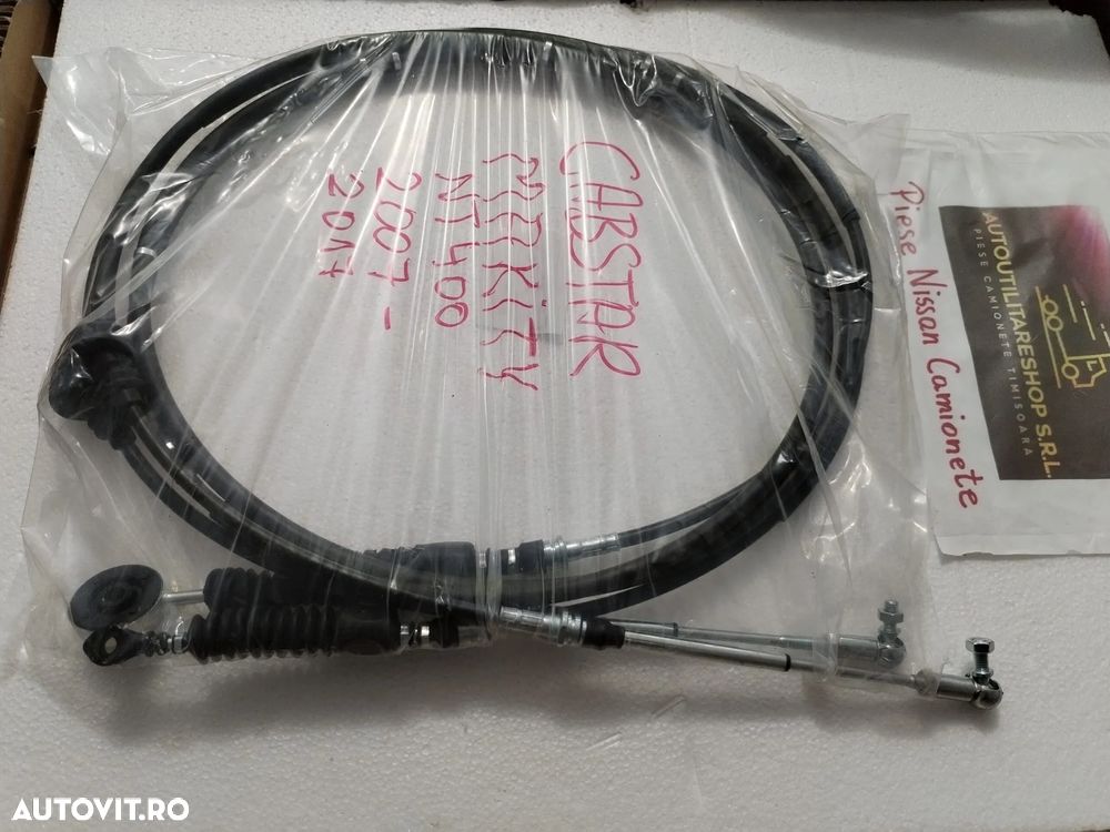 NISSAN CABSTAR CABLURI SCHIMBATOR VITEZE NT400 RENAULT MAXITY CABLU TIMONERIE - 10