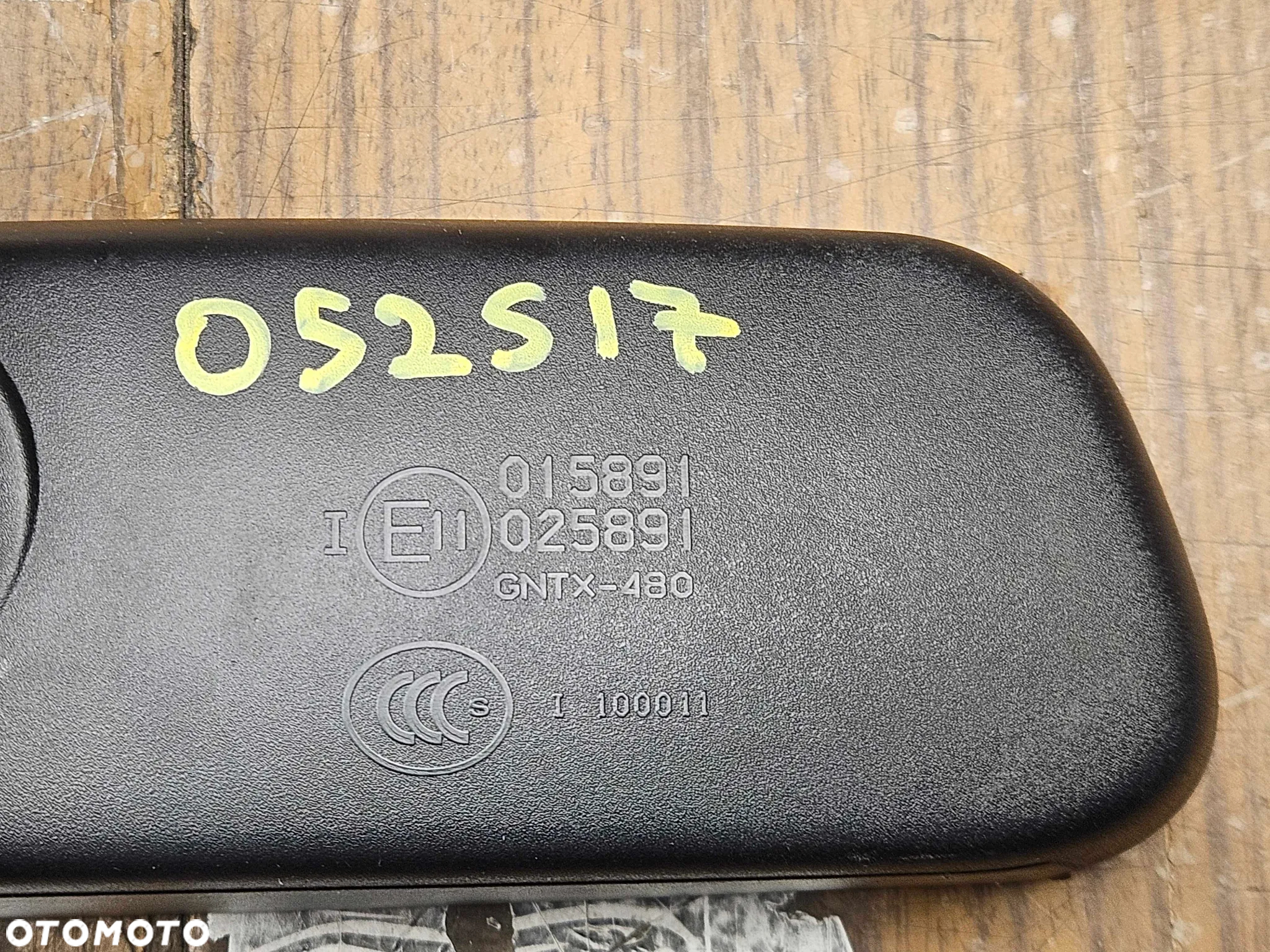 Lusterko Lustro Wsteczne Środkowe Wewnetrzne Czarne Fotochrom Oslona Obudowa BMW 3 5 E90 E91 E60 - 6