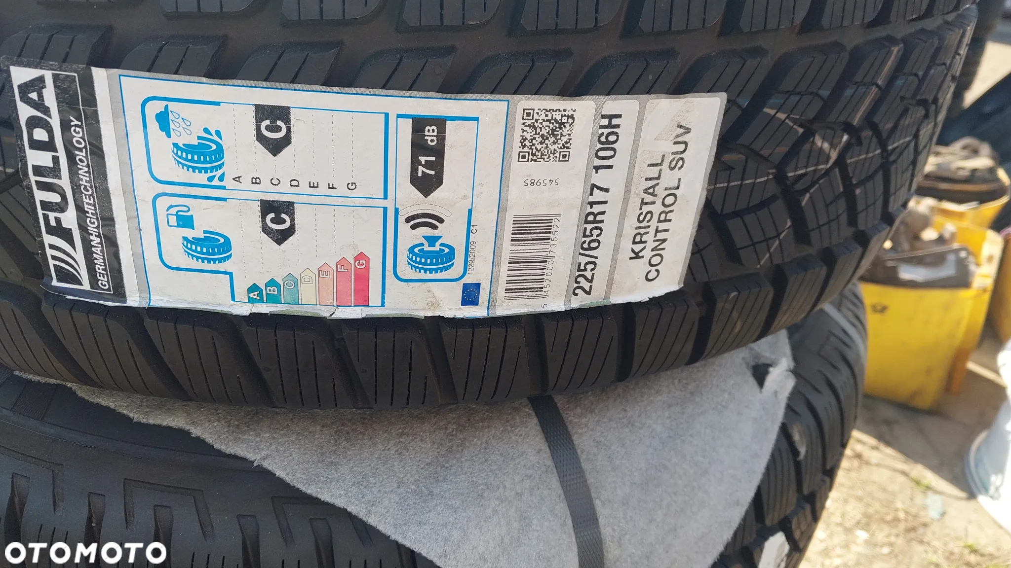 Komplet kol zimowych 6,5"x17" 5x114,3 ET39 RAV4 225/65r17 FULDA Nowe czujniki cisnienia - 6