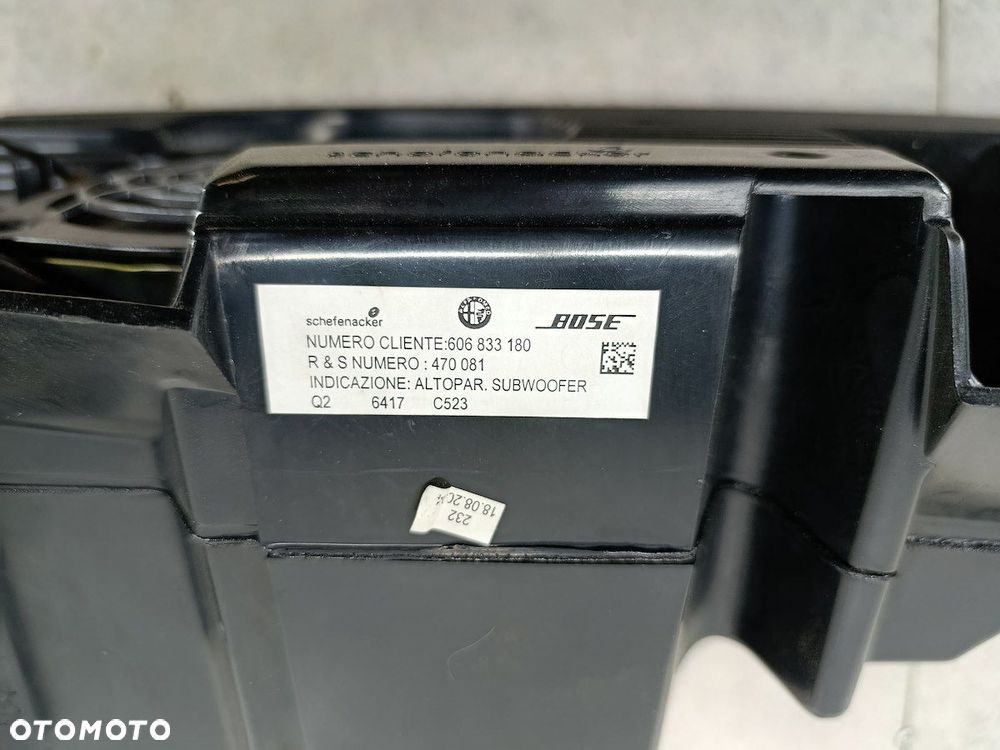 SUBWOOFER ALFA ROMEO GT II 606833180 - 5