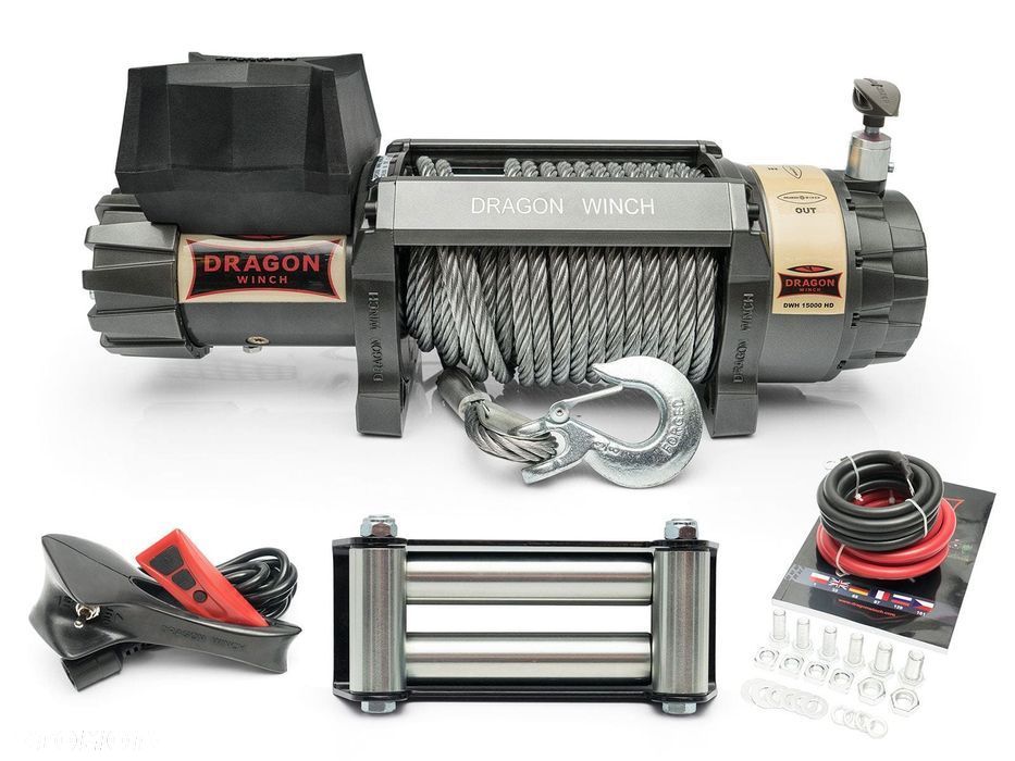 Wyciągarka elektryczna 6,8T Dragon Winch Highlander DWH 15000 HD 12V