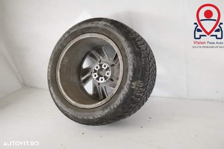 Janta Originala In Stare Buna 8J R18 ET 45 Cu Anvelopa Dunlop Land Rov - 6