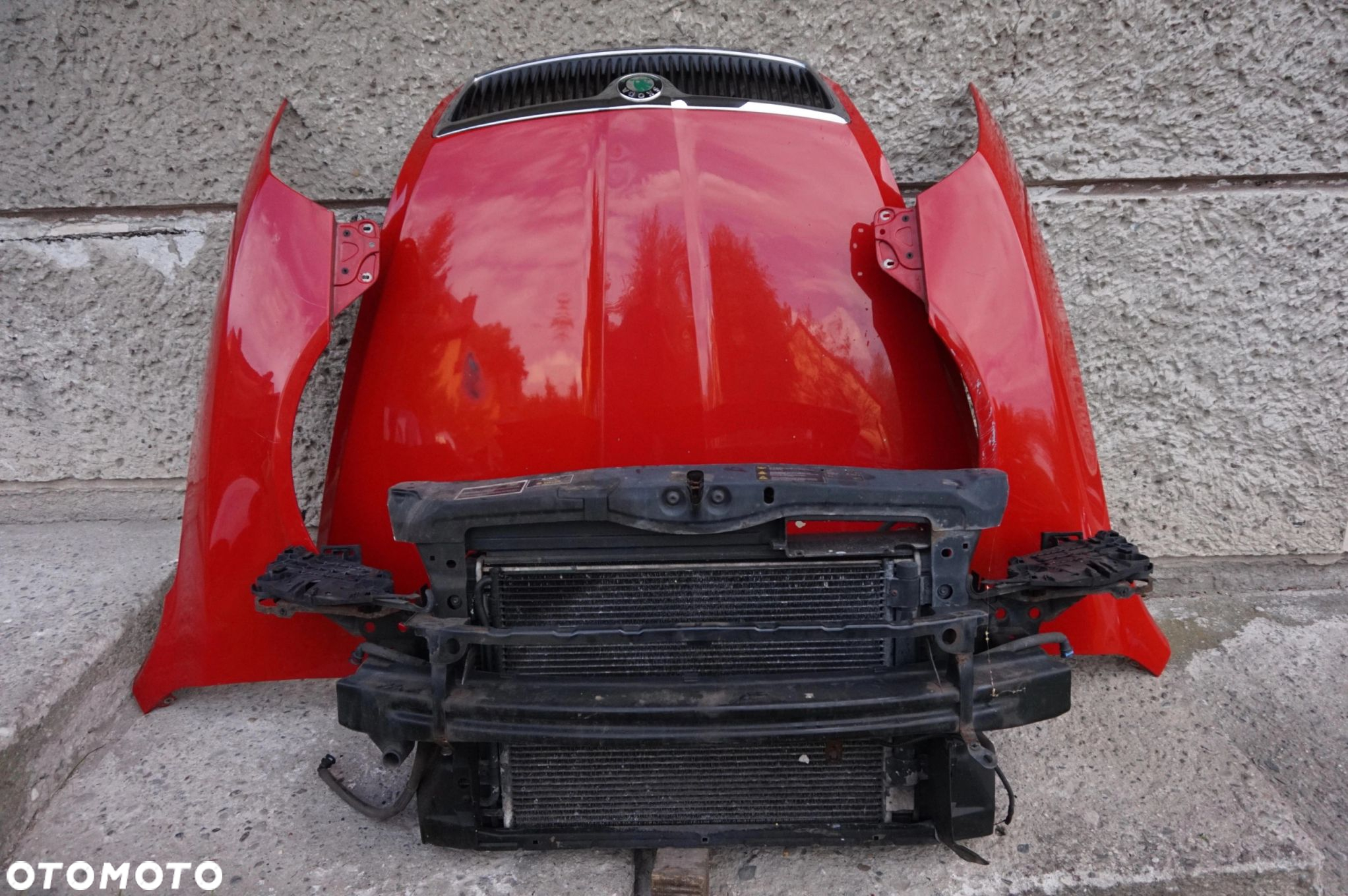ZDERZAK MASKA BŁOTNIK KOMPLETNY PRZÓD OCTAVIA II VRS 04/08r - 4
