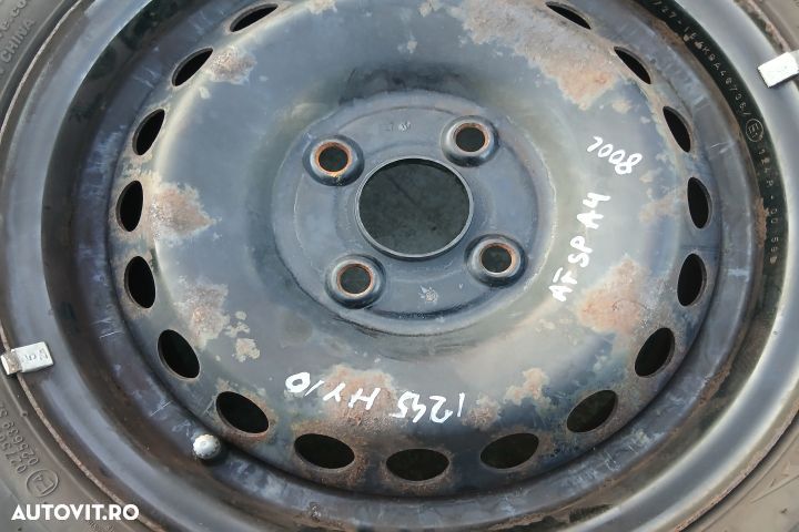 Jante tabla cu anvelope 14 - set 124R-000593 51/2JX14 175/65 R14 124R - 7