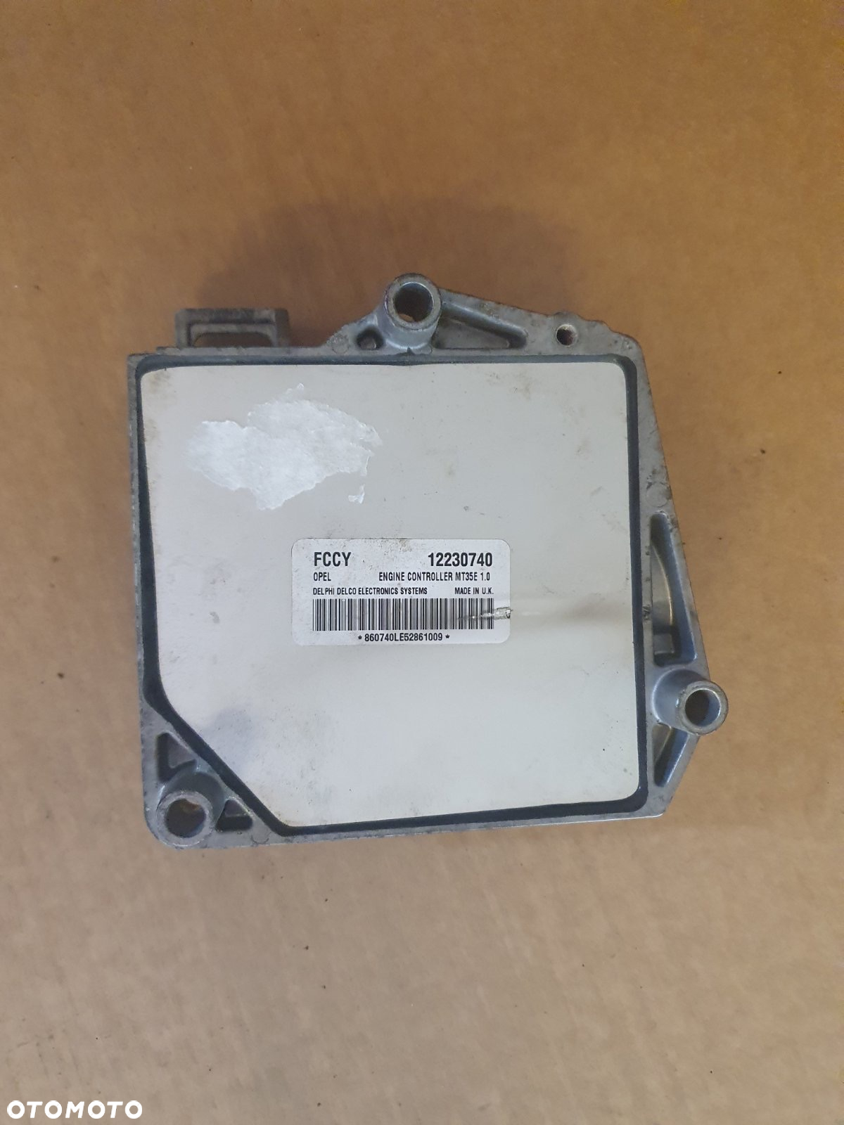KOMPUTER STEROWNIK SILNIKA OPEL ASTRA ZAFIRA 1.6 MT35E 12230740 - 2
