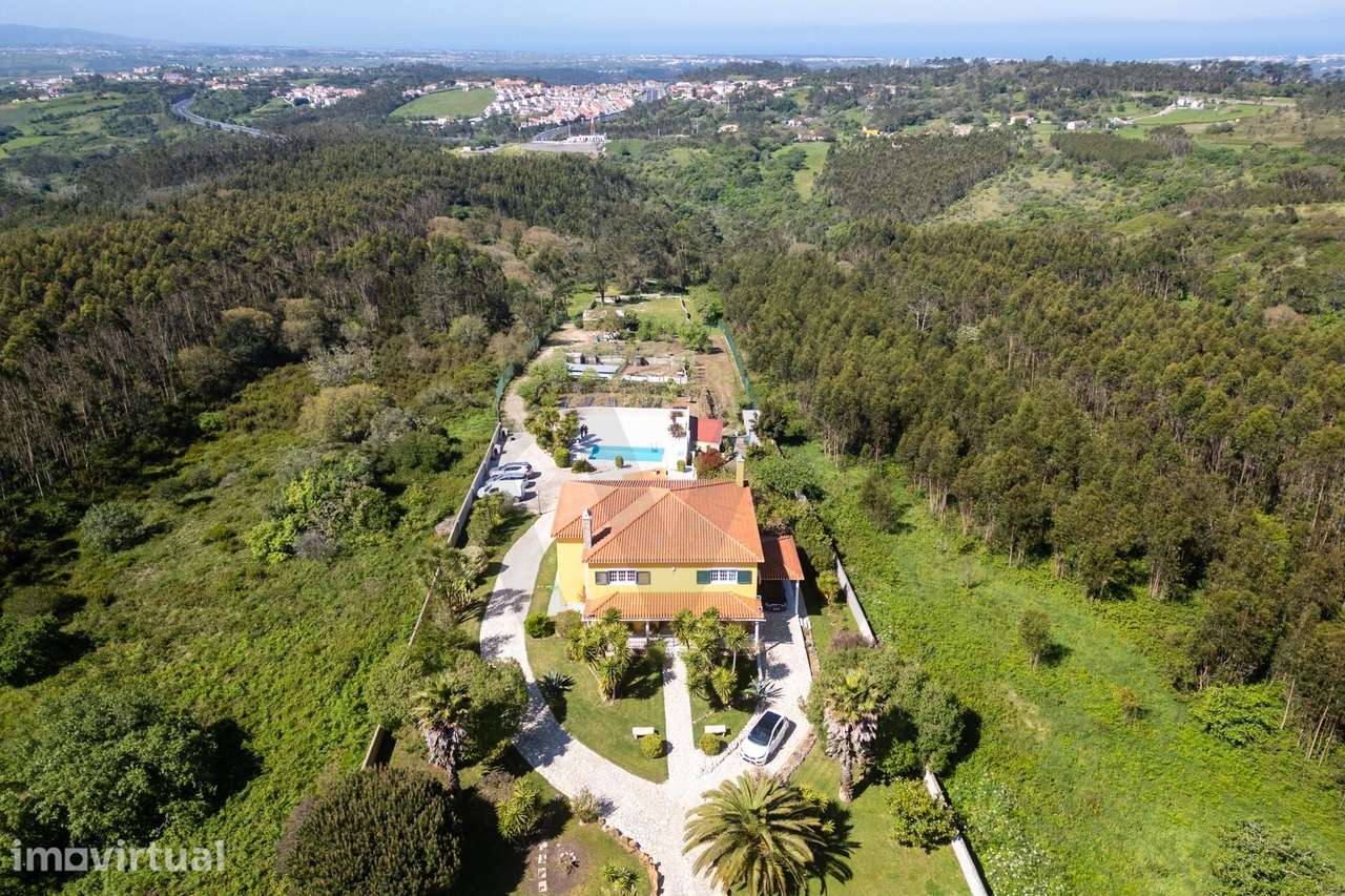 T5 COM PISCINA, TERRENO COM 15.570 m2 E VISTA DESLUMBRANTE EM MAFRA - Grande imagem: 3/58