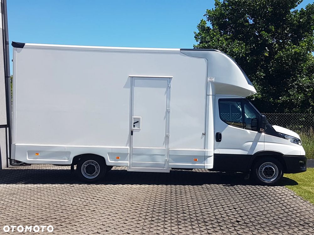 Iveco DAILY KONTENER NISKOPODŁOGOWY 4,43x2,23x2,42 SKLEP FOODTRUCK BAR KLIMA KONIOWÓZ KAMPER - 12
