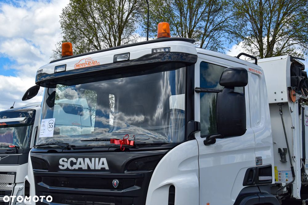 Scania P410 / 8x4 / EURO 6 / WYWROTKA / HYDROBURTA / AUTOMAT / KAMERA COFANIA / NAWIGACJA / HAK / NISKI PRZEBIEG / 2016 / SERWISOWANY / SPROWADZONY - 8