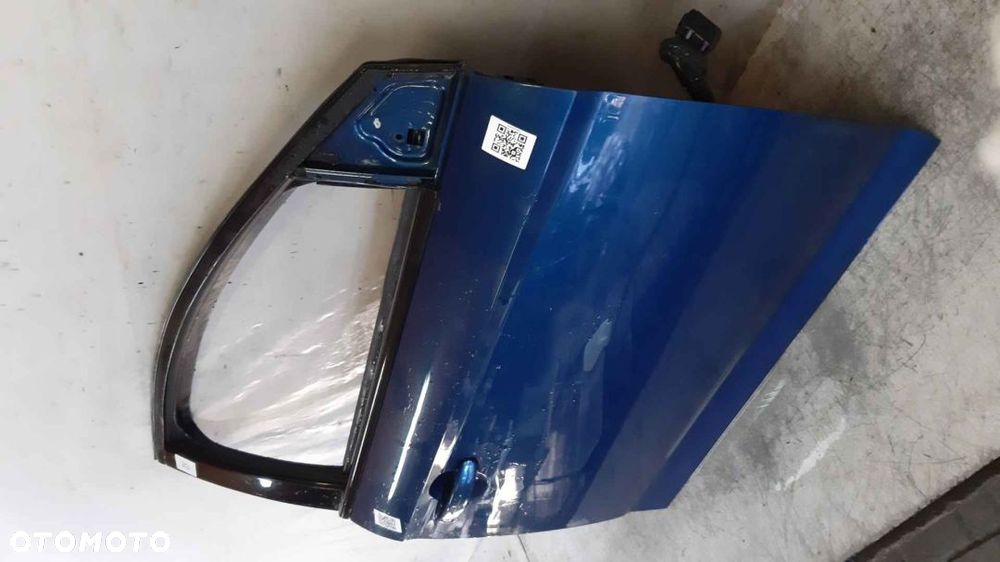 / DRZWI PRZÓD PRZEDNIE PRAWE DO E6 FORD MONDEO MK4 BŁĘKITNE NIEBIESKIE - 3