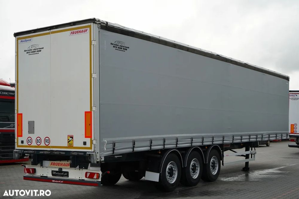 Fruehauf / CORTINĂ / STANDARD / LIFT 2.000 kg / BALCĂ PODEA PUTERNICĂ / AXE SAF - 8