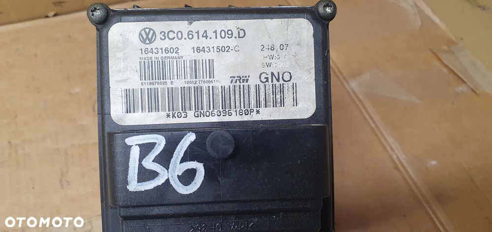 Pompa sterownik ABS VW Passat B6 3C0614109D - 7
