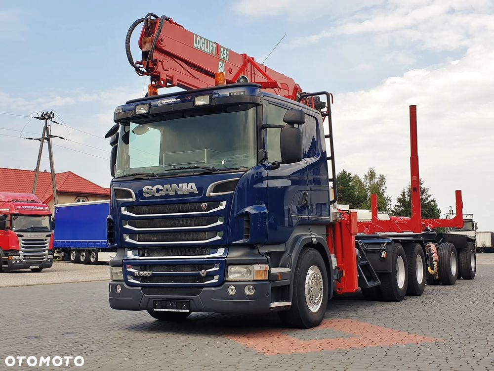 Scania R560 v8 6X4 DŻWIG LOGLIF 241 SL do lasu / drewna / dłużcy - 25