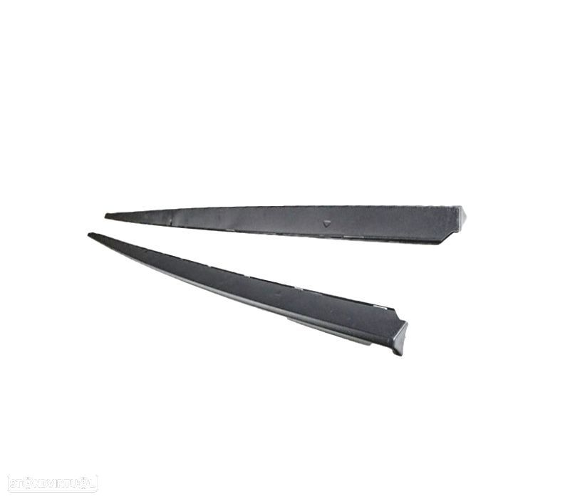 EXTENSÕES DE EMBALADEIRAS VOLKSWAGEN VW POLO 17- LOOK GTI PRETO MATE - 2