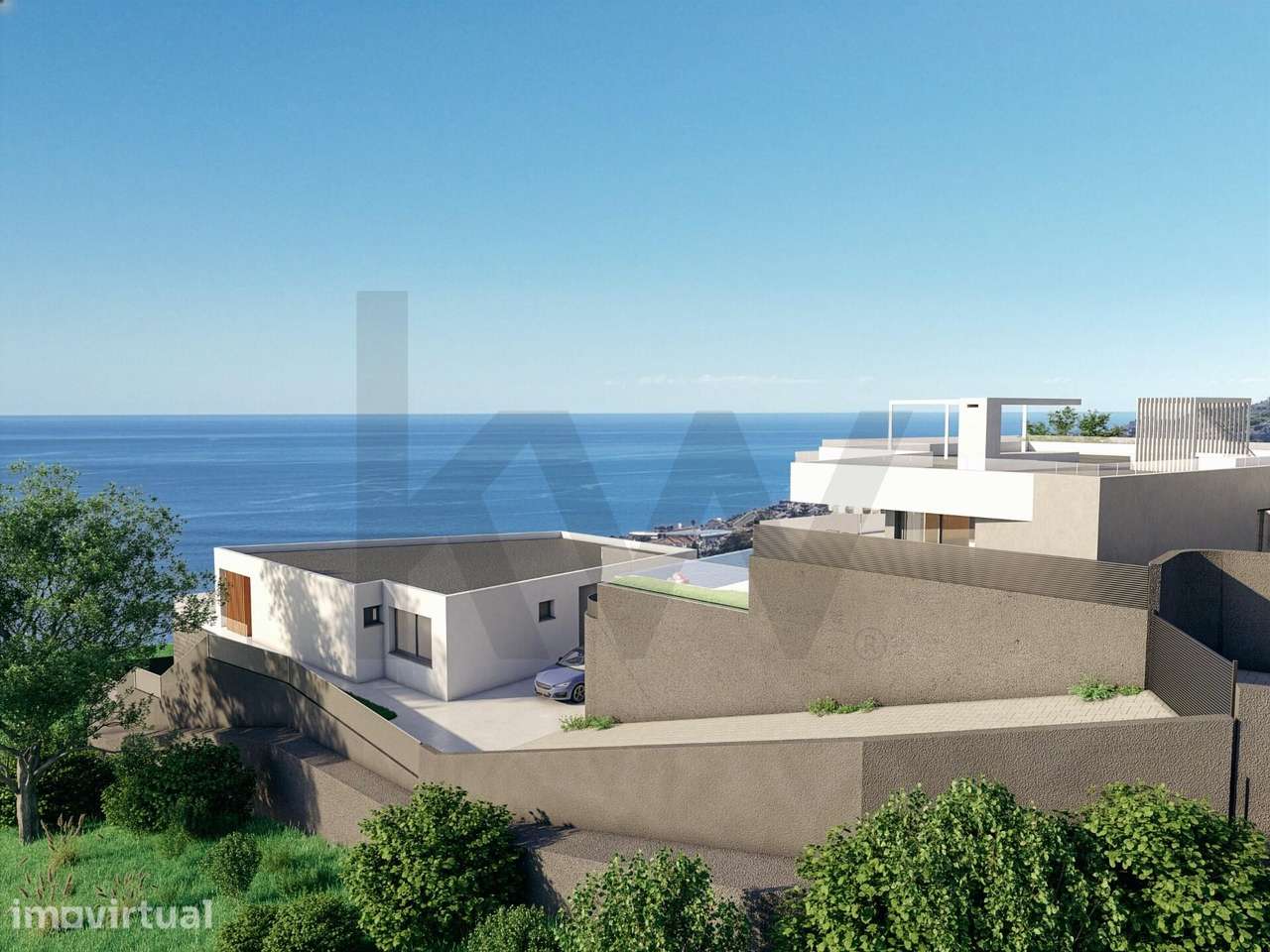 MORADIA T3 em construção com Piscina e vista mar, Gaula | Santa Cruz - Grande imagem: 2/15
