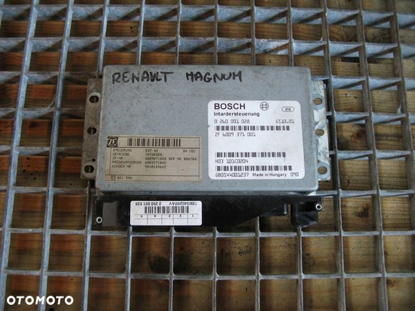 # RENAULT MAGNUM ETECH PREMIUM 420 DCI KOMPUTER MODUŁ STEROWNIK INTARDERA 0260001028