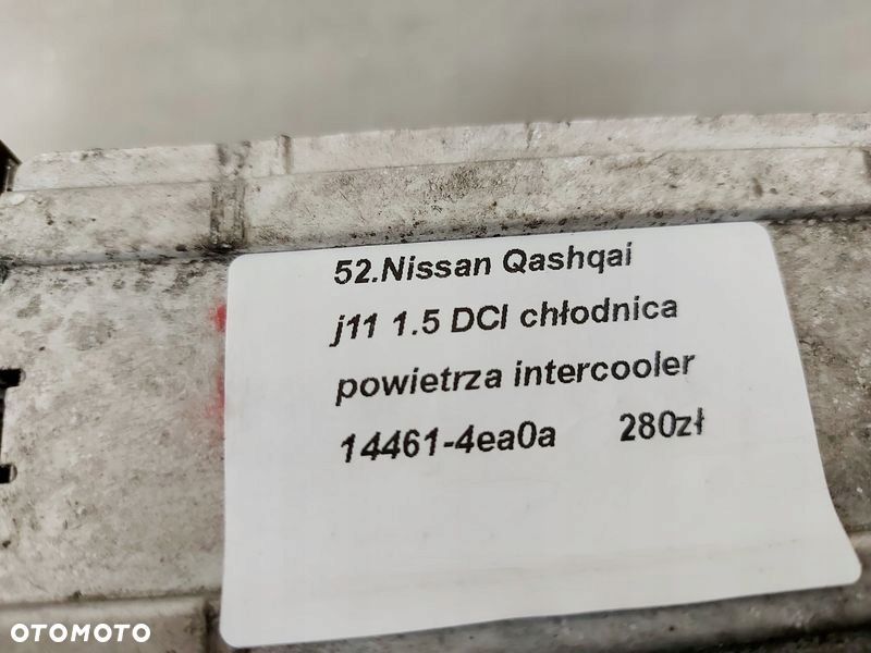 nissan qashqai ii j11 1.5 dci chłodnica powietrza intercooler 14461-4ea0a - 3