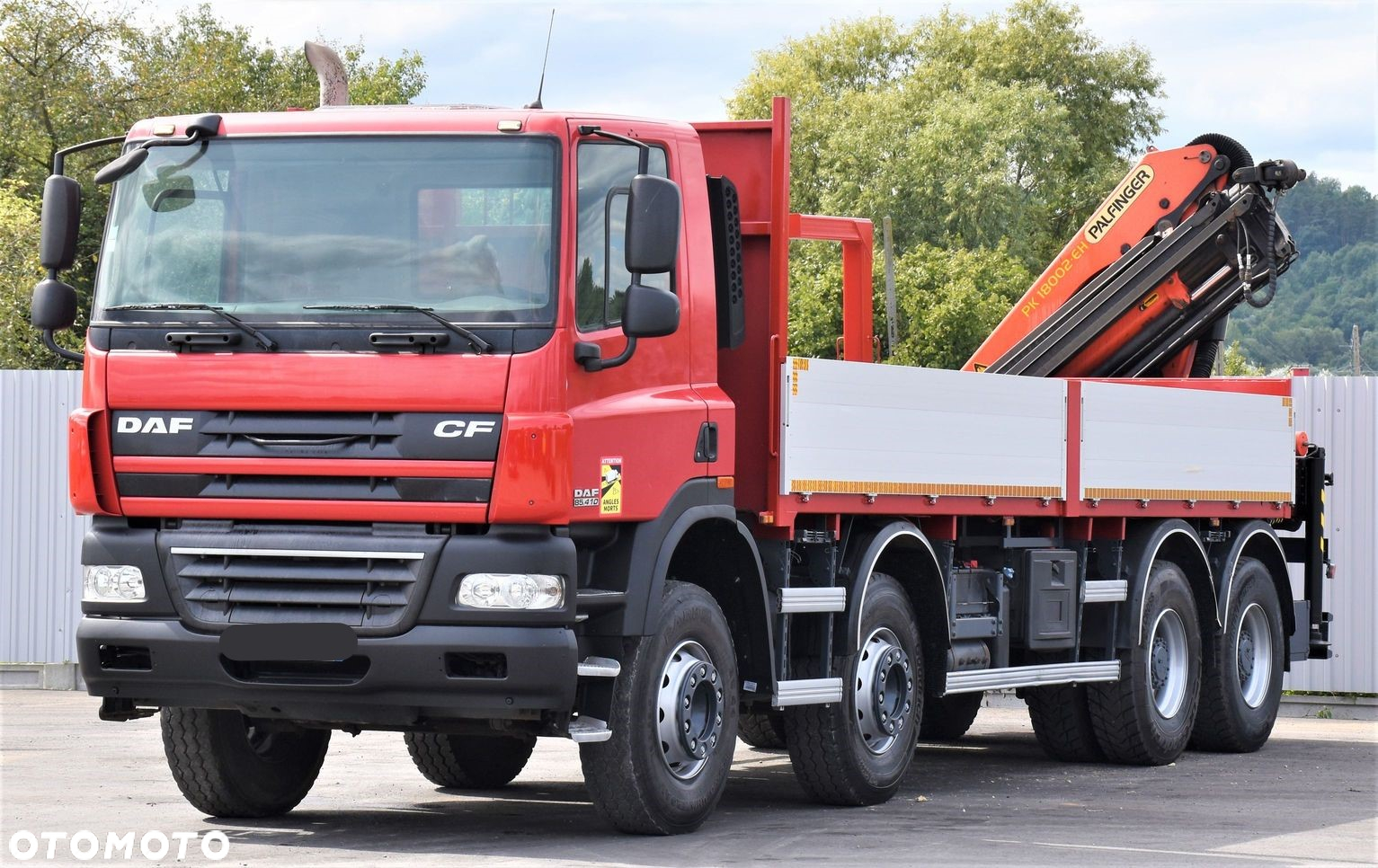 DAF CF 85.410 Skrzynia 6,80m + PK 18002-EHC+PILOT /8x4 - 3
