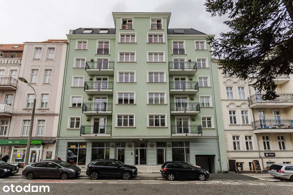 Apartament na Jeżycach z 2 balkonami z widokiem
