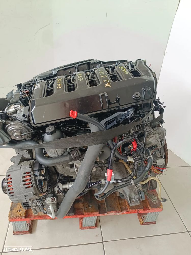 Motor Bmw 330D 231cv E90 M57 306D3 bloco aluminio caixa velocidades 6HP28 024WFC - 6