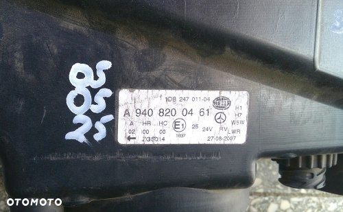 MERCEDES AXOR II 2 PRAWA PRZEDNIA LAMPA ORYGINAŁ A9408200461 - 8