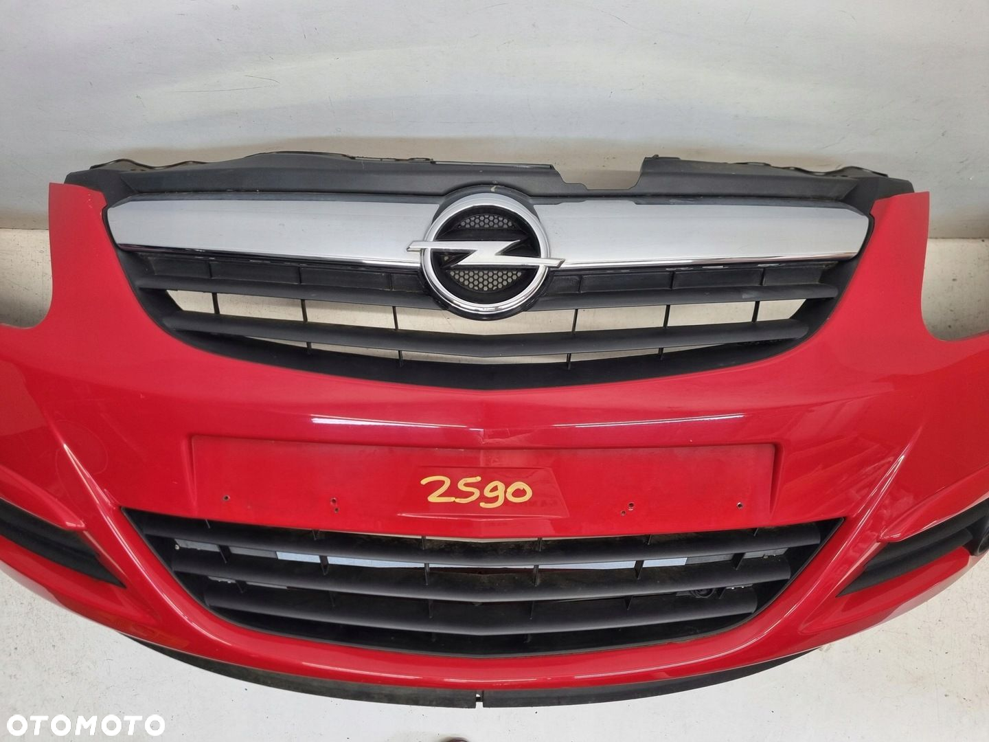 OPEL CORSA D 06-10 Zderzak przód przedni GRILL - 4
